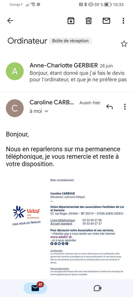 Sujets d'actualités